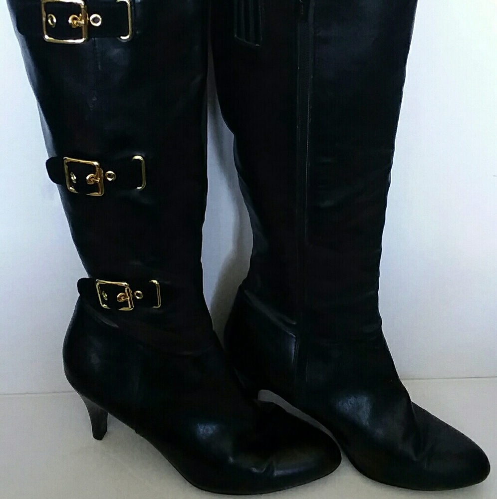 WOMEN'S MERONA BLACK BOOTS SIZE 8.5